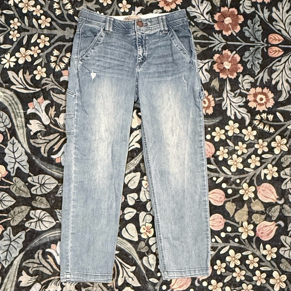 Democracy Light Blue Boyfriend Jeans, Ankle Length (6)